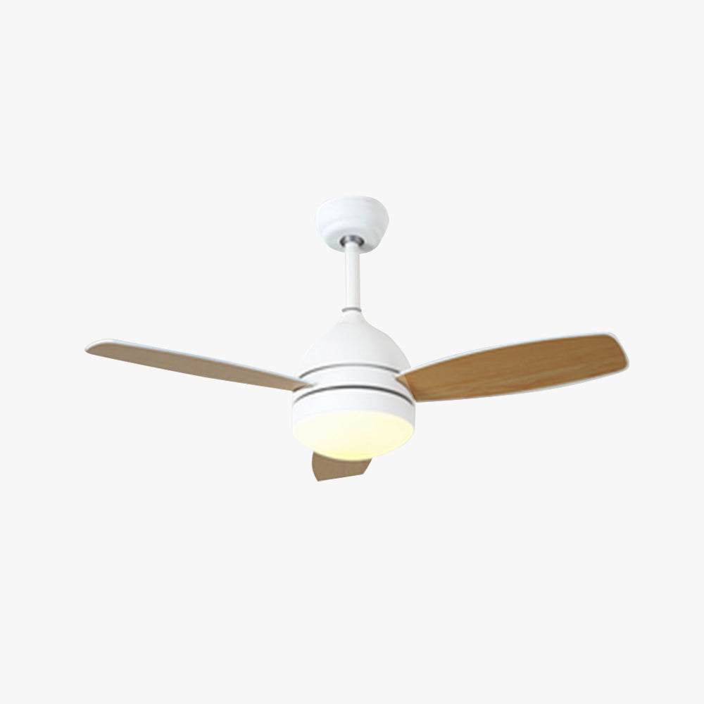 Haydn Modern Basic Ceiling Fan with Light, 3 Colour, DIA 105CM