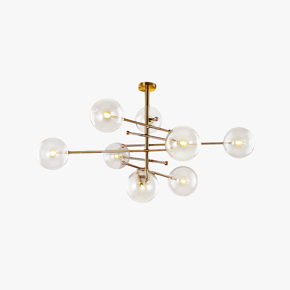 Valentina Modern Bubble Pendant Lamp, Gold