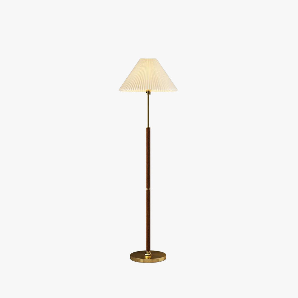 Ozawa Plisseret Gulvlampe, 2 Farver