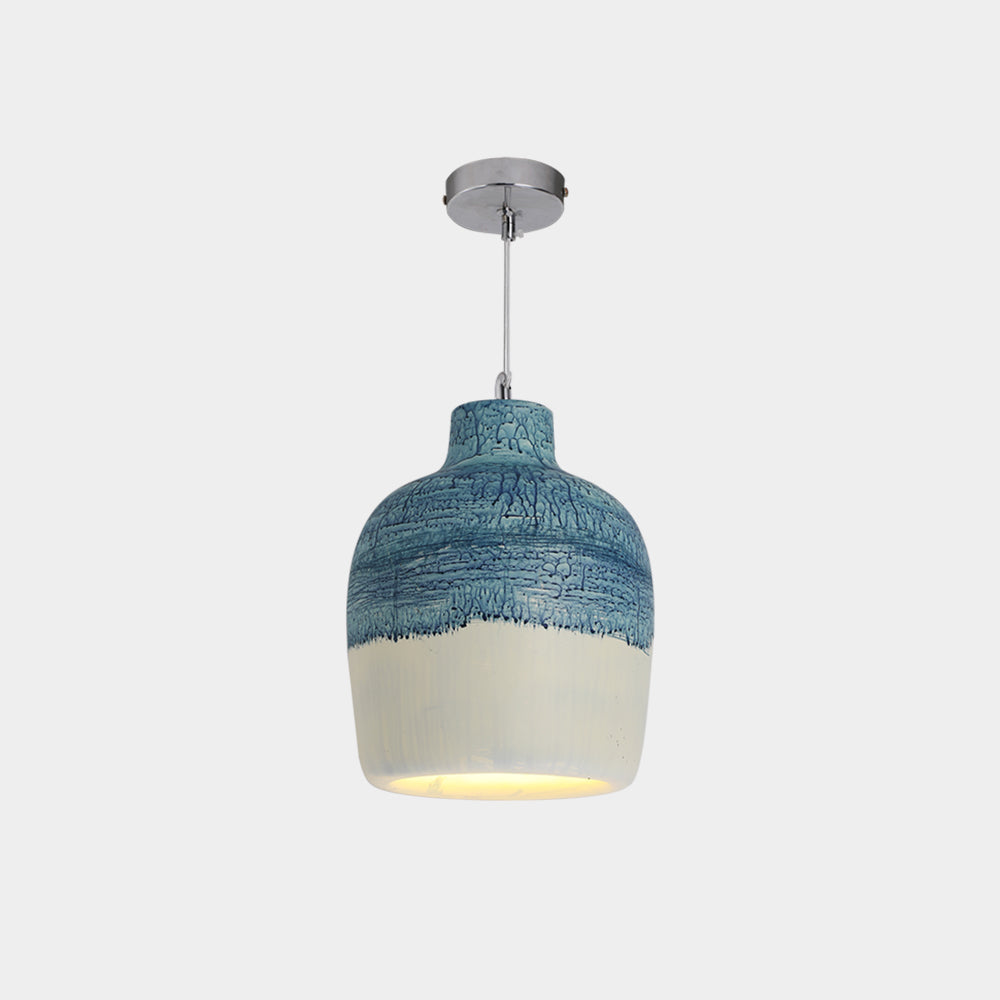 Byers Jar-shaped Pendant Lamp, Resin, DIA 30CM, 4 Colours 