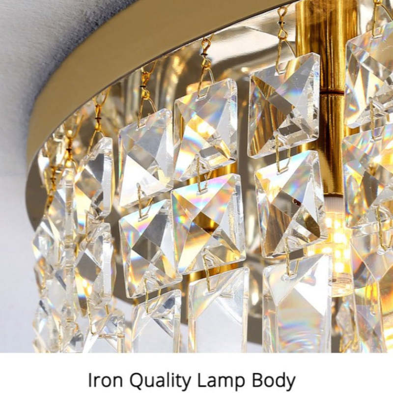 Marilyn Modern Crystal LED Chandeliers Gold Lighting Decoration