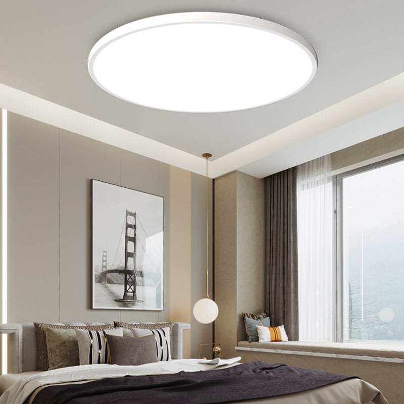 Modern Waterproof Round Ceiling Lamp in Simple Style with Color Changing for Bedroom, Bathroom &amp; Balcony 
