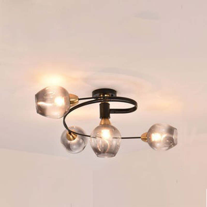 Retro Glass Ceiling Lamp for Bedroom &amp; Living Room