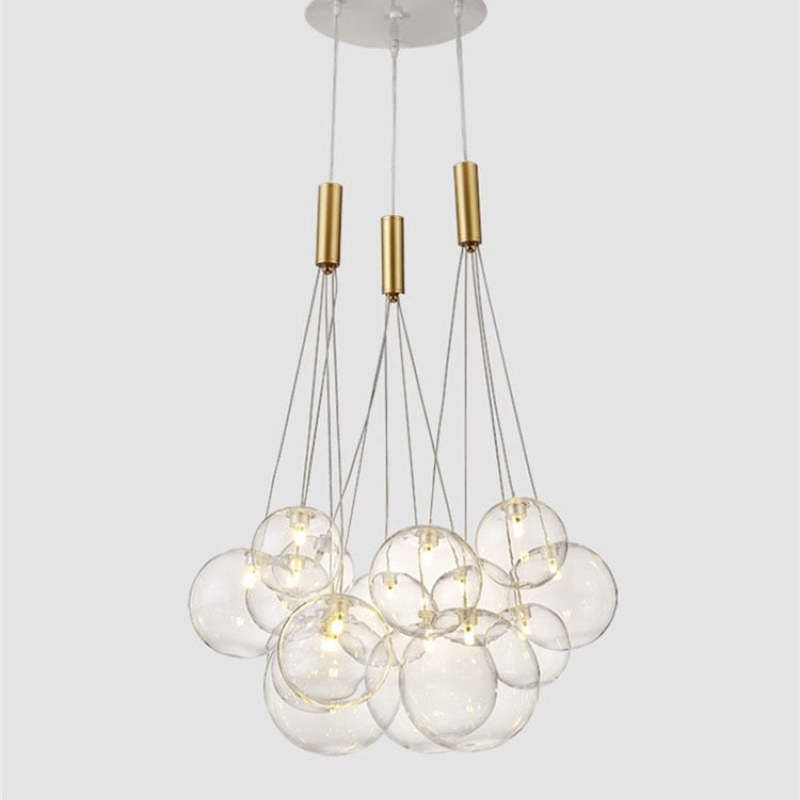 Sumait Romantic Glass Bubble LED Pendant Lamp