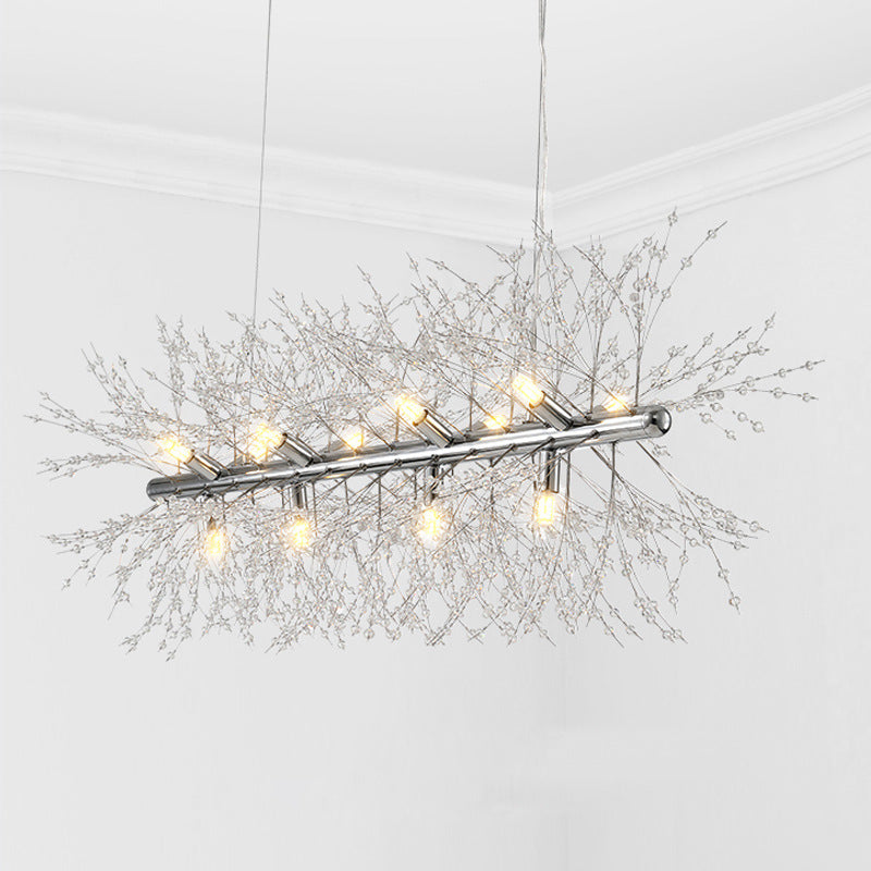 Nordic Creative art chandelier with pendant lamp for the dining room 