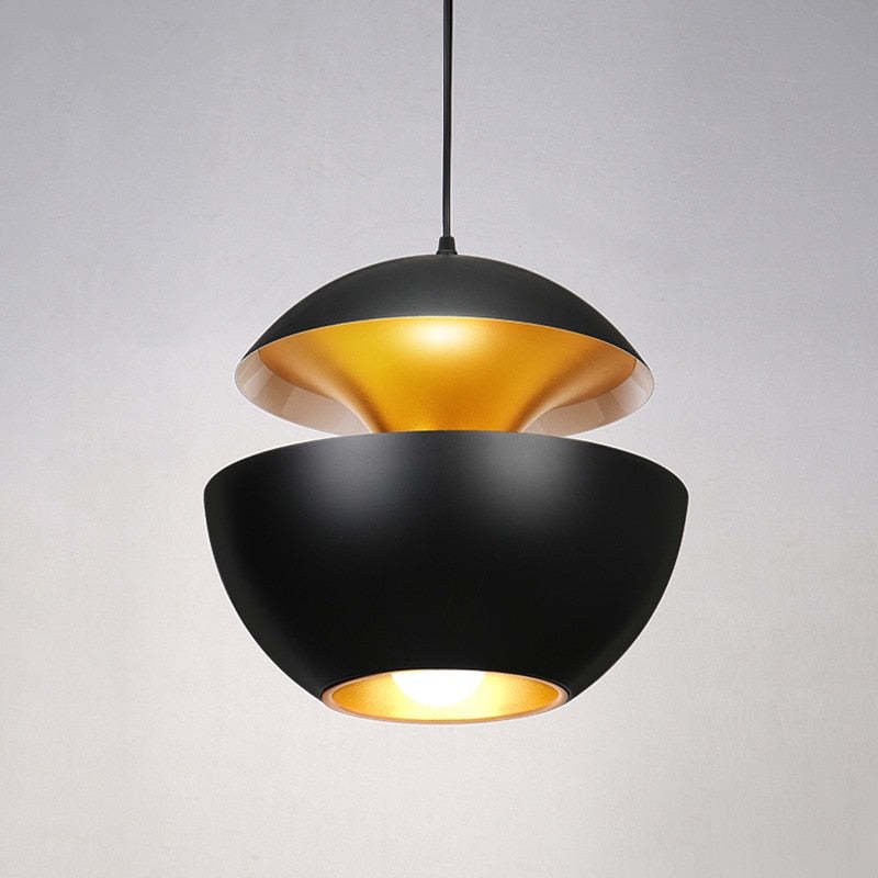 Nordic Creative Black/White LED Pendant Lamp 