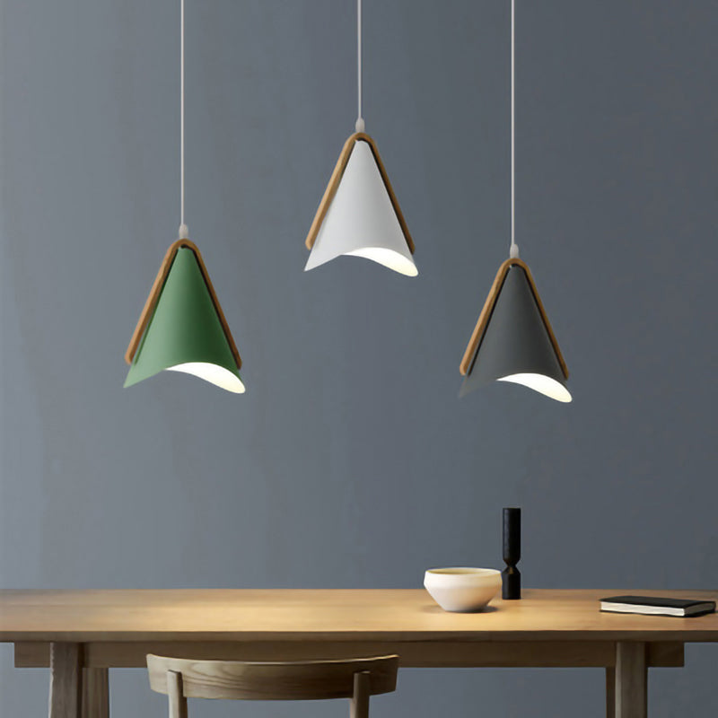 Morandi Pendant Lamp Cluster 5 Colour, Wood&amp;Metal, Living Room/Bedroom