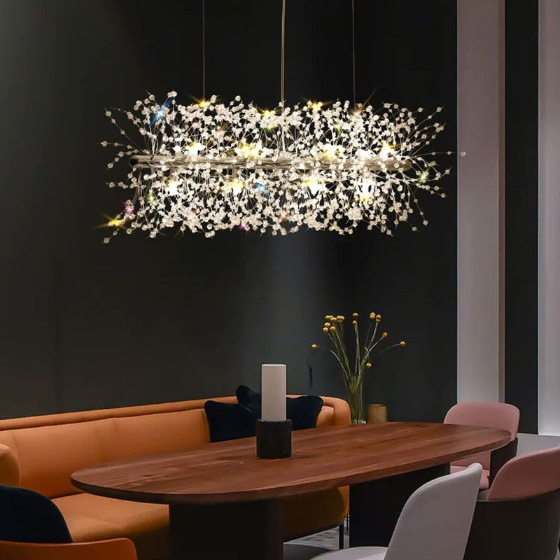 Nordic Creative art chandelier with pendant lamp for the dining room 