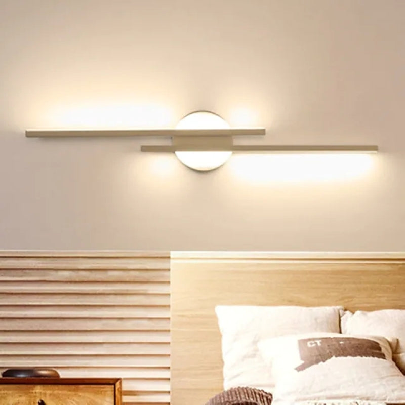 Simple Modern LED Jern Væglamper Væg Scone for Soveværelse