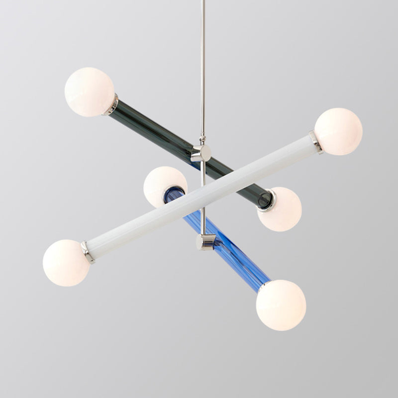 Avi Pendant Lamp Adjustable, Metal &amp; Glass, 3 Colours 