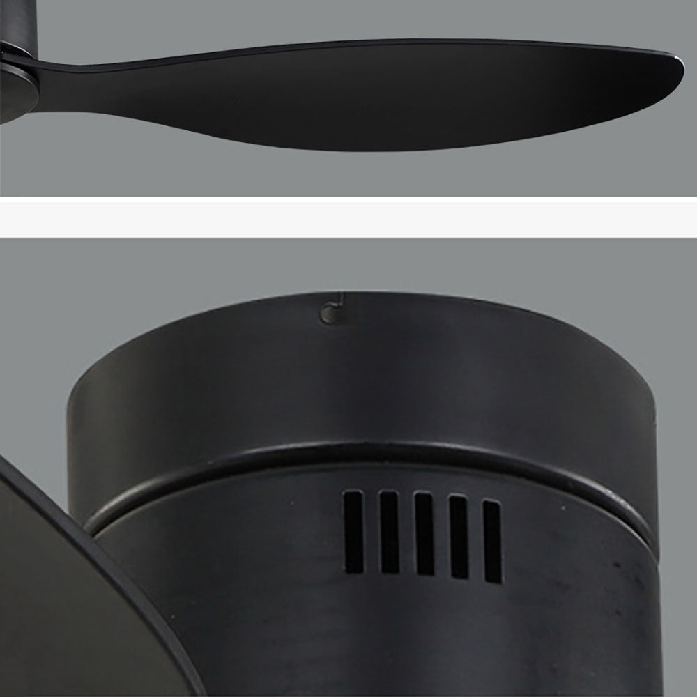 Walters Minimalist 3-Blade Black Ceiling Fan, Metal &amp; ABS, DIA132CM 
