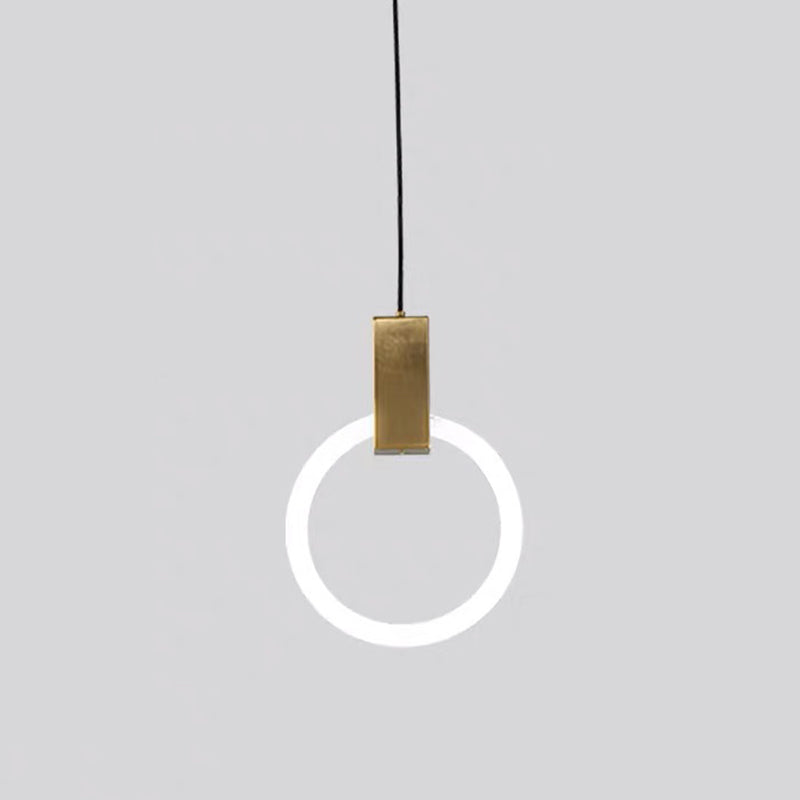 Cooley Pendant Lamp 3 Style, Metal&amp;Acrylic, Living Room/Bedroom 