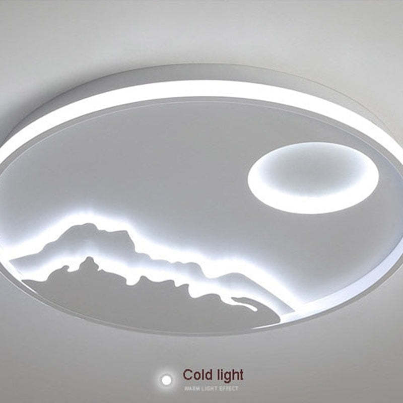 Quinn Mountain View Flush Mount Ceiling Light - Las Sola-DK