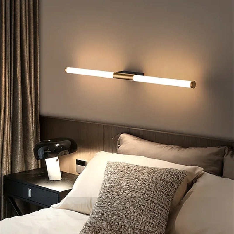 Simple Modern LED Strip Væglamper Væg Scone for Soveværelse