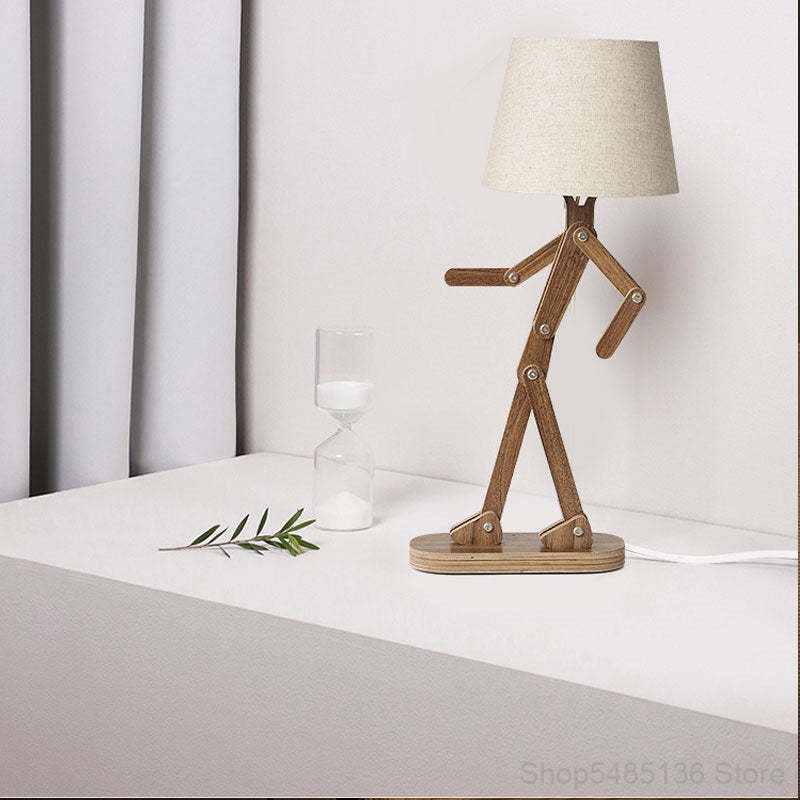 Ozawa Wooden Wooden Man floor and table lamp, 2 colours 