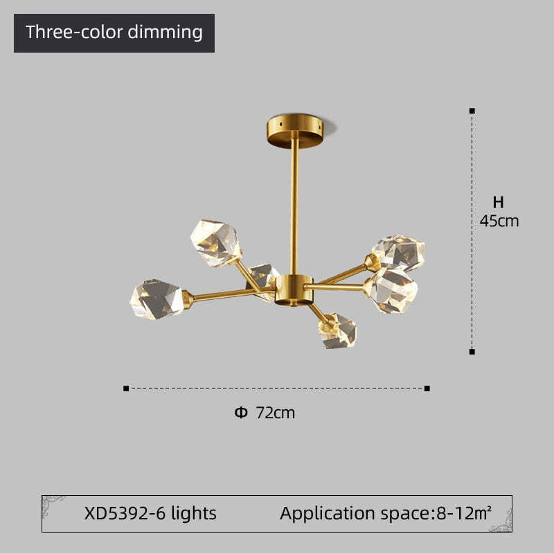 Modern LED Lysekroner Krystal Pendellampe - Las Sola-DK