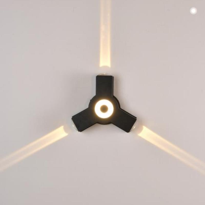 Orr LED Outdoor Cross-Shaped Wall Lamp