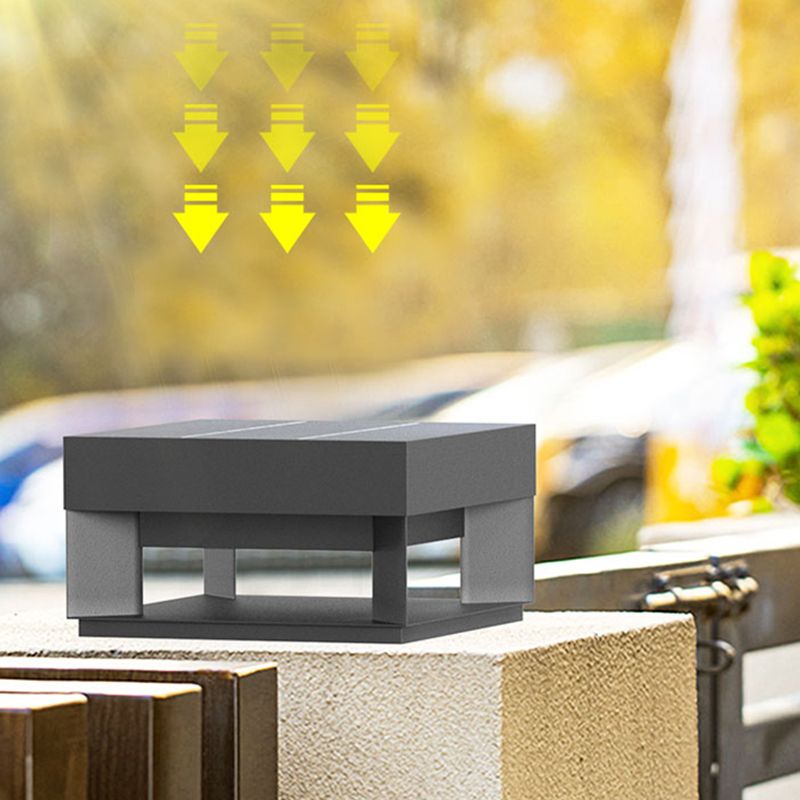 Riley Minimalist Pier-Mount Outdoor Lamp