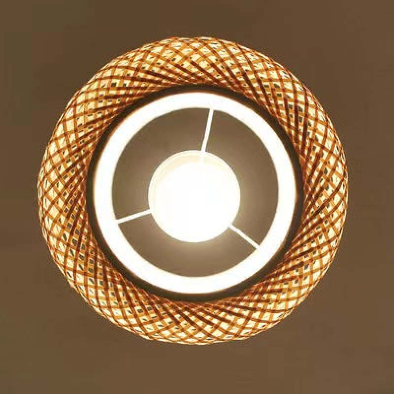 Zen Natural rattan and bamboo Pendant lamp 