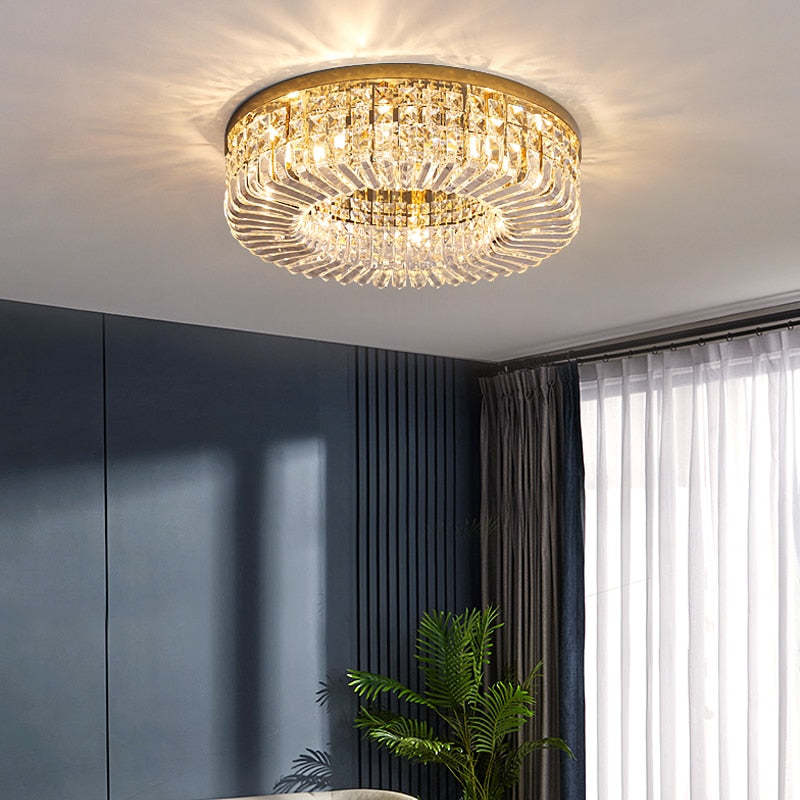 Marilyn Modern Crystal LED Chandeliers Gold Lighting Decoration