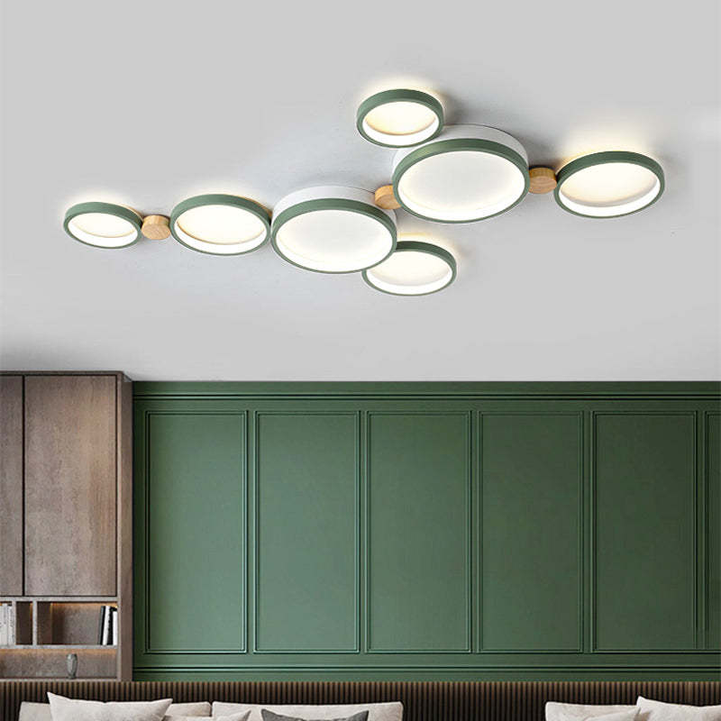 Sienna Round Ceiling Lamp, 3 Colours, 3/4/5/6/7 Heads 
