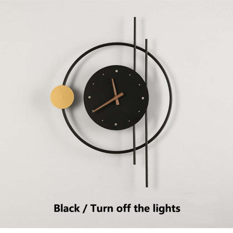 Wall Lamp - Room Decoration Light - Modern Clock Design