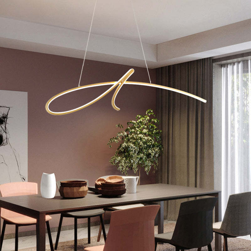 Modern LED chandelier Nordic hanging pendant Liner Chandeliers