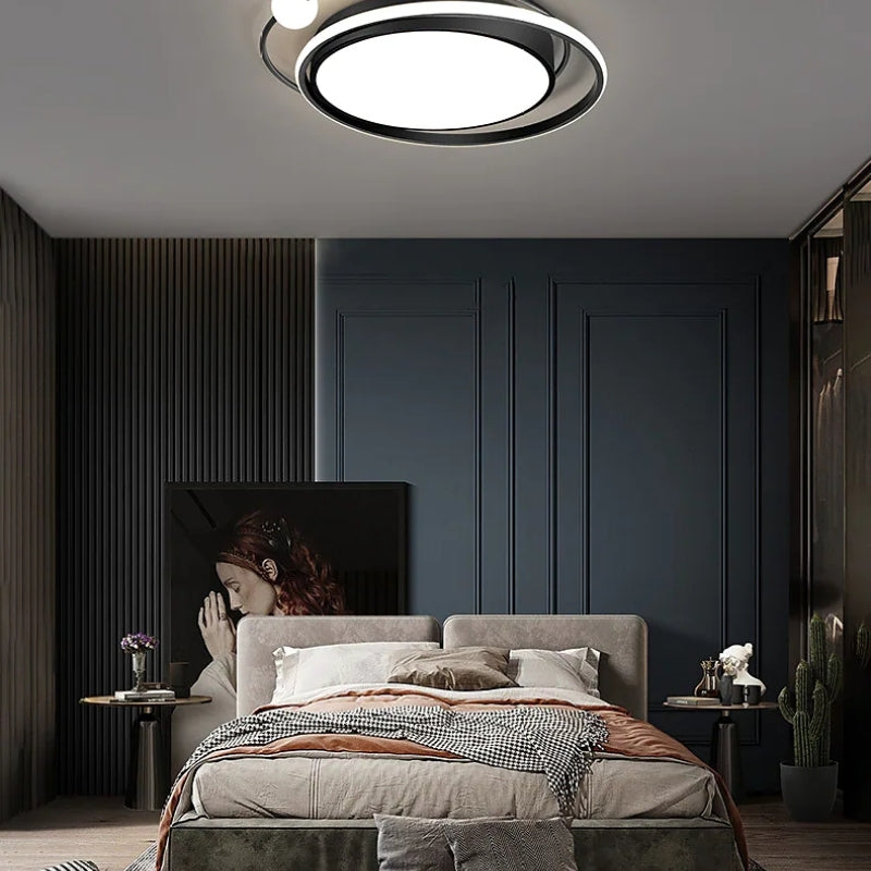 Modern Planet Design LED Ceiling Lamp for Living Room &amp; Bedroom