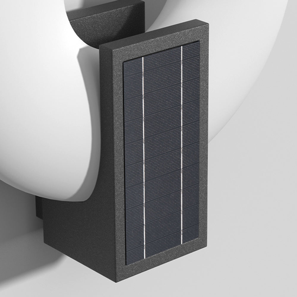Isaac Ring Solar Outdoor Wall Lamp 