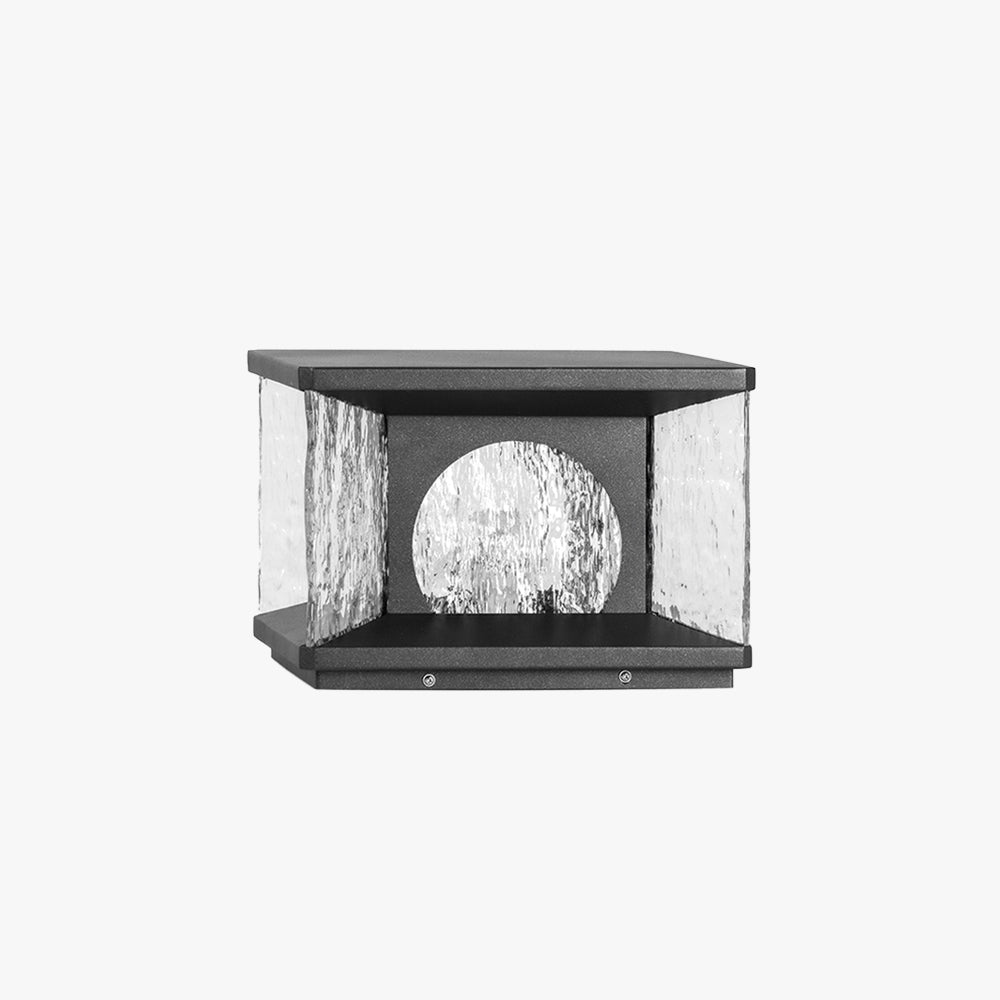 Riley Transparent Pier-Mount Solar Powered Outdoor Lamps Pillar Light, Hallway/Garden, L 20/30/40/50CM