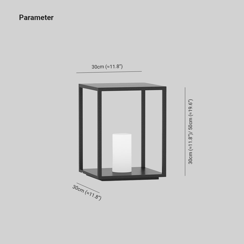 Pena Minimalistisk Solenergi Udendørslamper Pullertlys, H 30/50CM