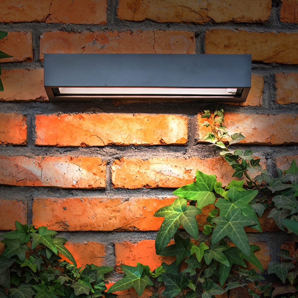 Orr Black Outdoor Wall Lamp with Dimming, L30CM 