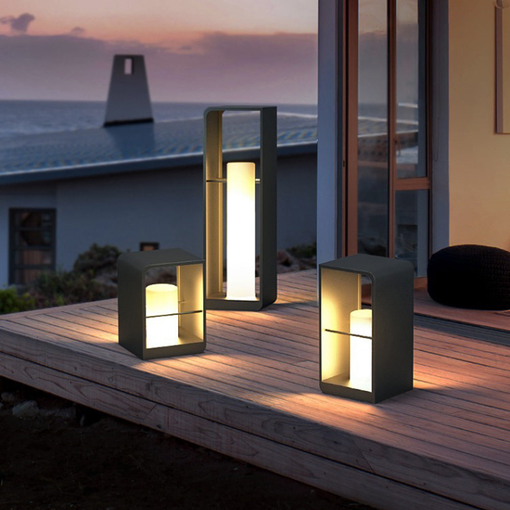 Pena minimalist solar outdoor lamps 