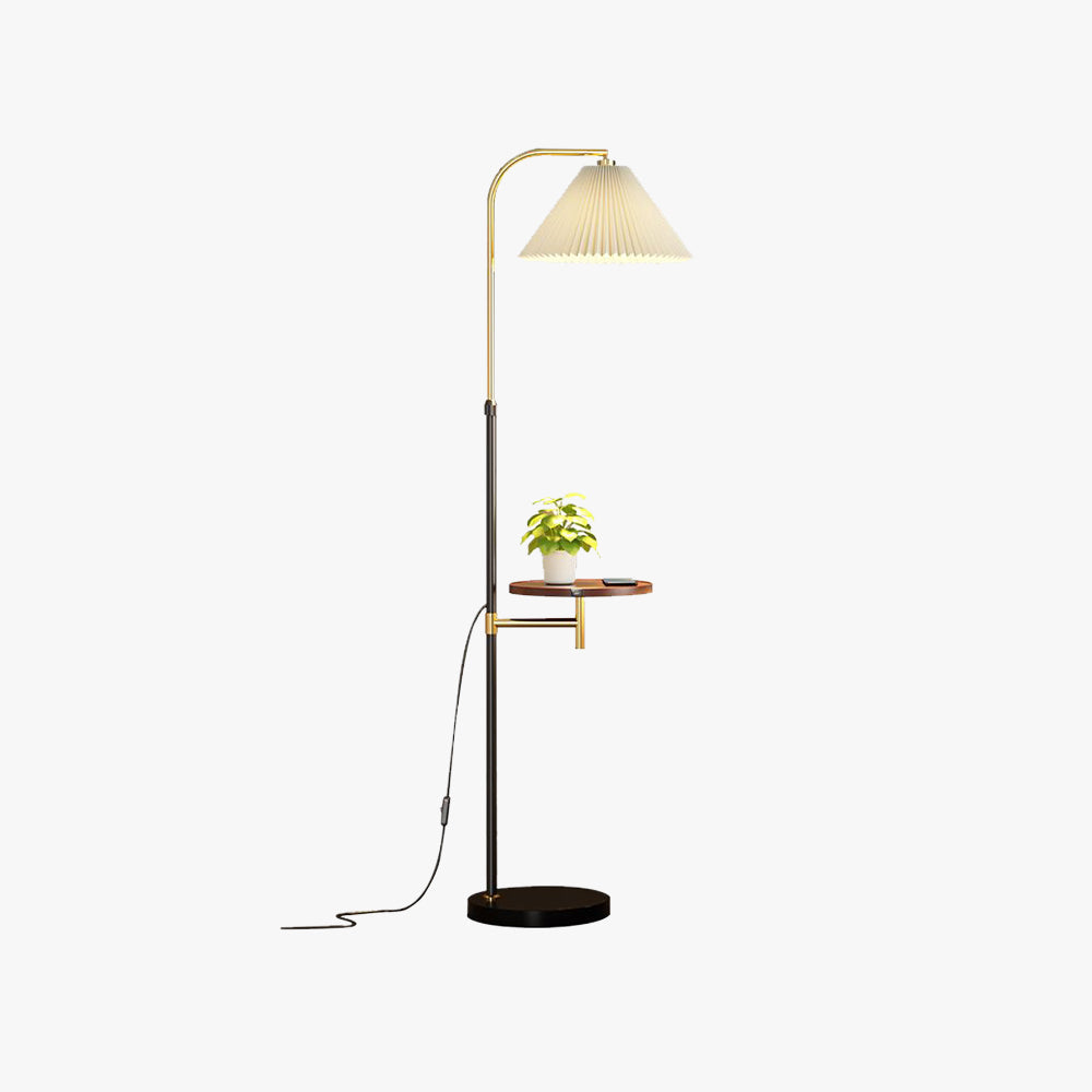 Ozawa Plisseret Gulvlampe/bordlampe, 2 Farve, L 170CM - Las Sola-DK