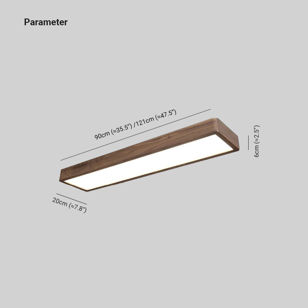 Ozawa Rectangular Ceiling Lamp 