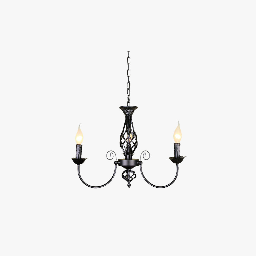 Silva Candle Chandeliers, 2 Color, 3/4/5/6/8 Heads