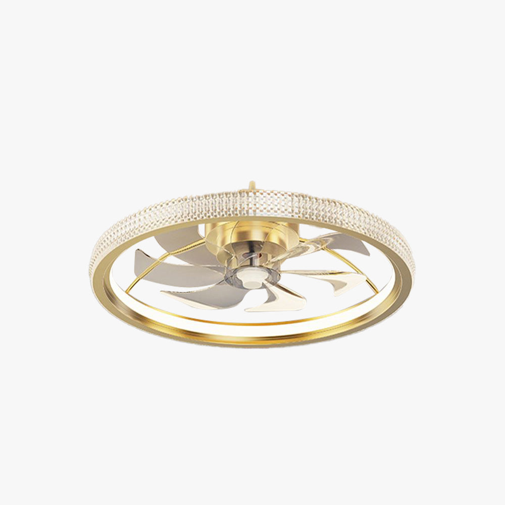 Kirsten Ceiling Fan with Light, 6 Style, DIA 50CM
