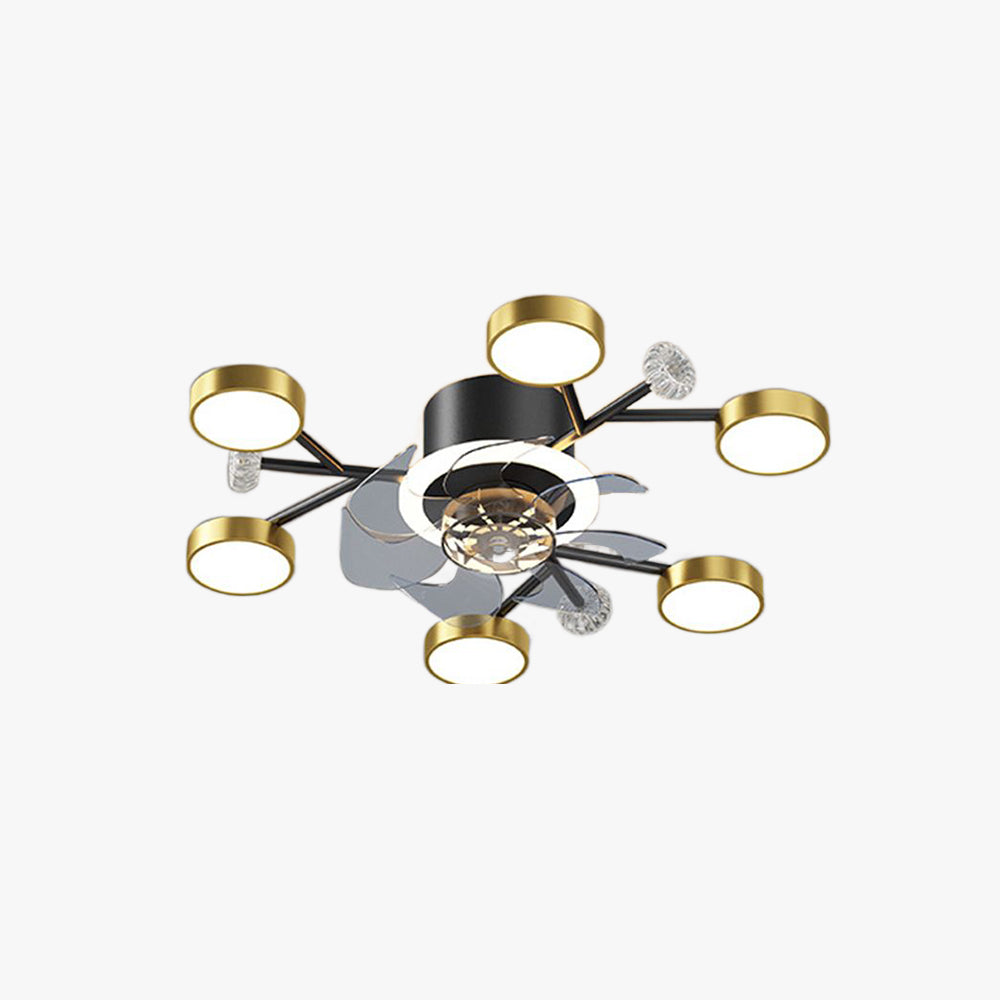 Weiss Ceiling Fan with Light, 2 Colour, DIA 68/88/107cm