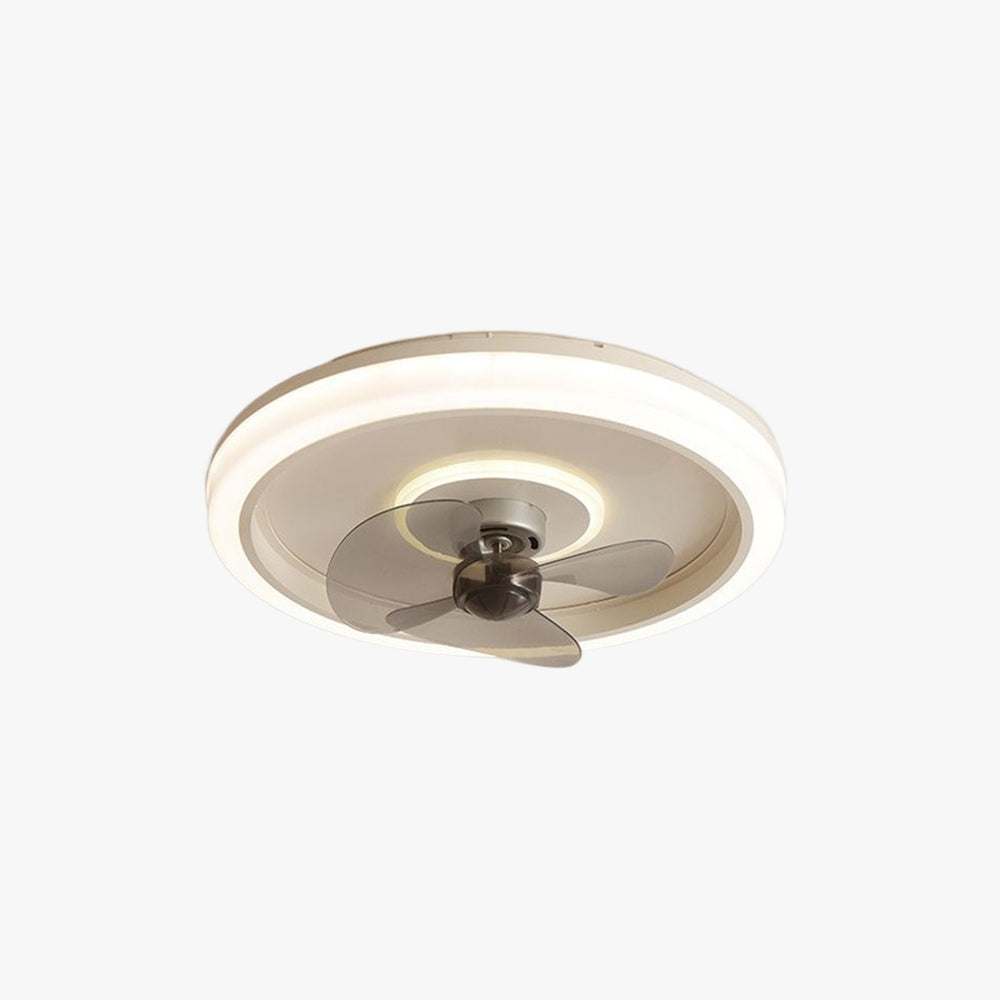 Edge 2-Light Ring Ceiling Fan with Light, 4 Colour, DIA 50CM