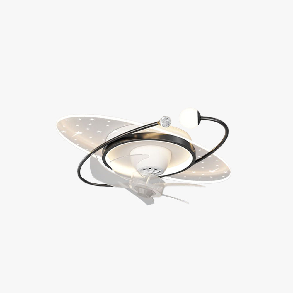 Madina Starry Ceiling Fan with Light, 4 Style, DIA 50CM/100CM 