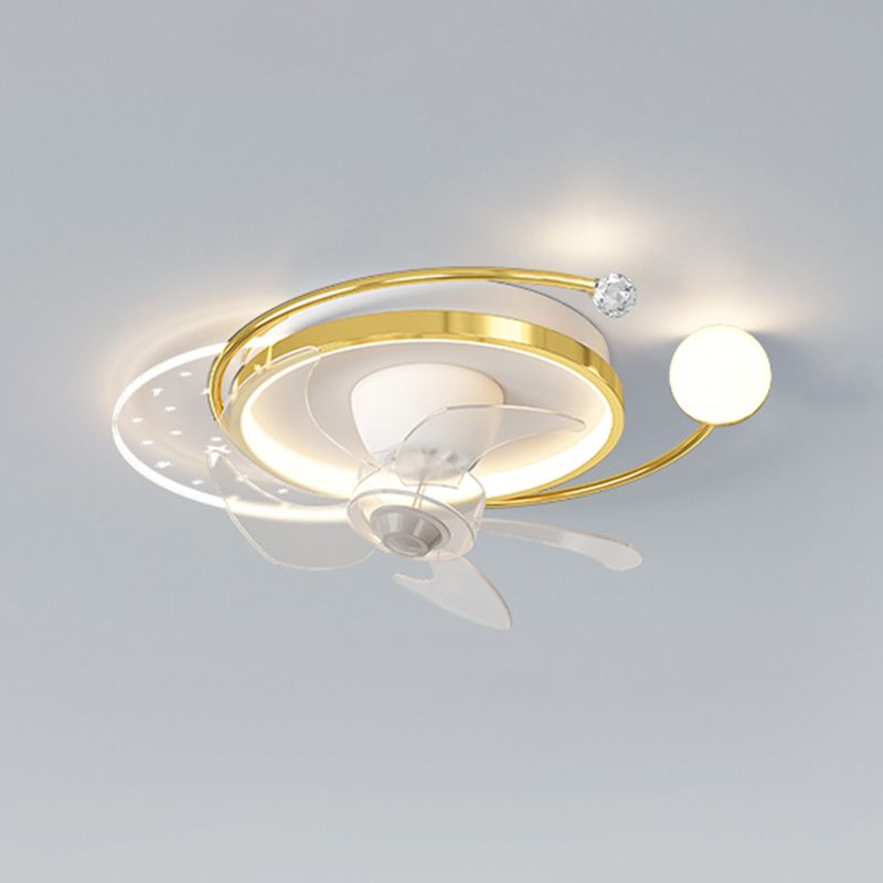Madina Starry Ceiling Fan with Light, 4 Style, DIA 50CM/100CM