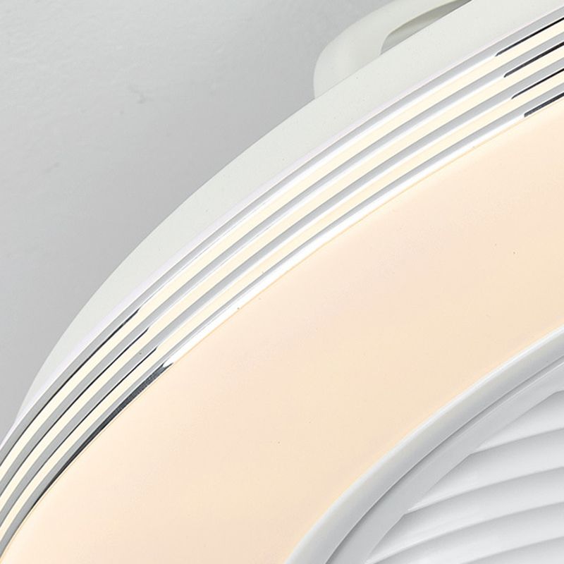 Edge Ceiling Fan with Light, 2 Colour, DIA 50CM 