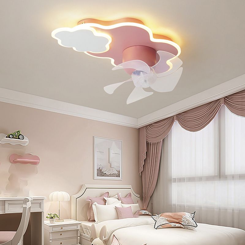 Minori Cloud Ceiling Fan with Light, 3 Colour, L 58CM/55CM