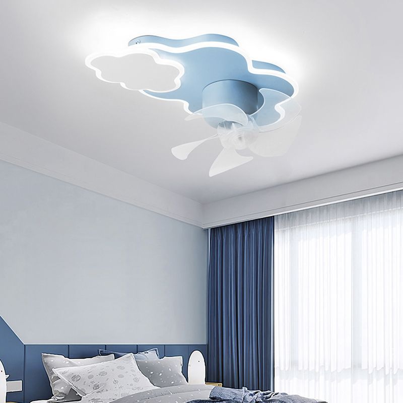 Minori Cloud Ceiling Fan with Light, 3 Colour, L 58CM/55CM