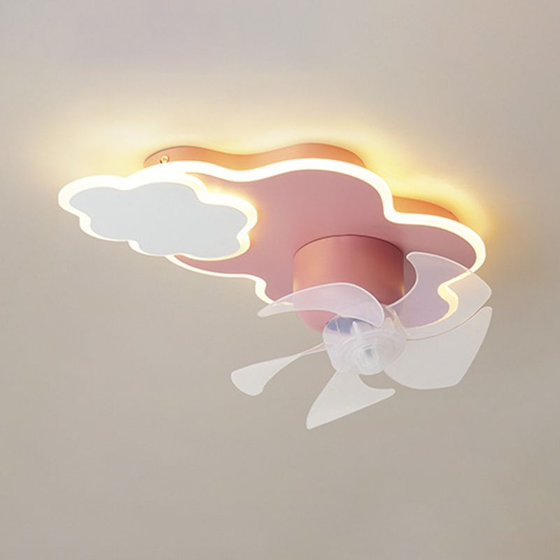 Minori Cloud Ceiling Fan with Light, 3 Colour, L 58CM/55CM