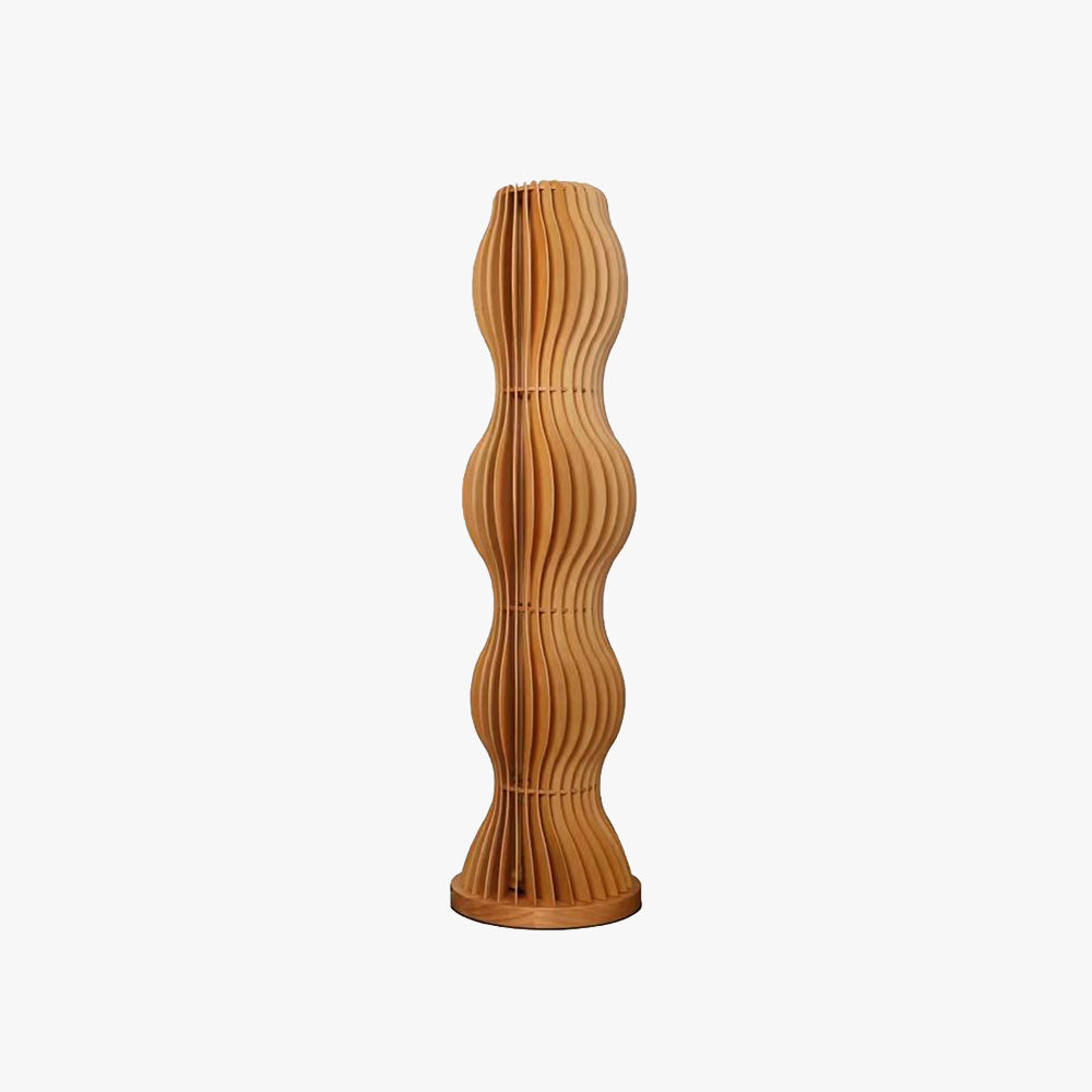 Ozawa Floor Lamp Unique Modern, Wood Creative