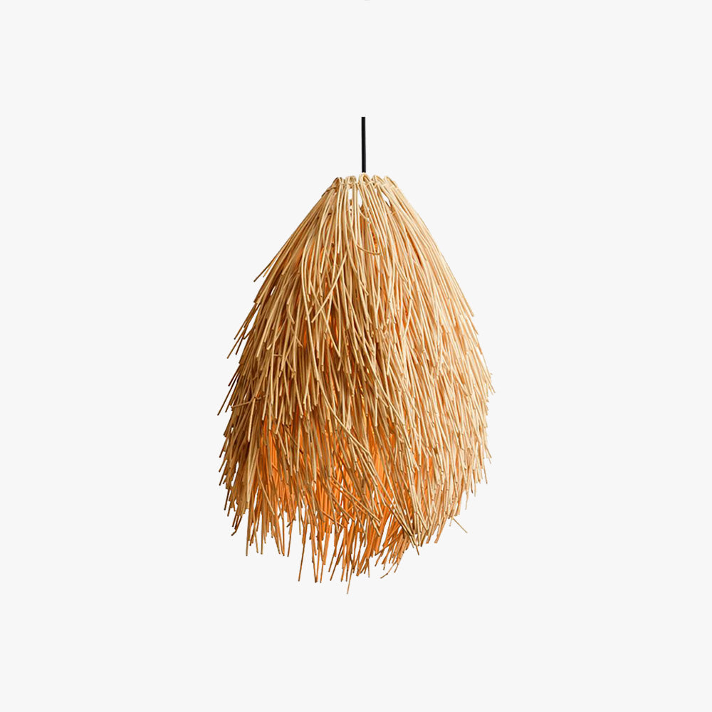 Muto Pendant Lamp, Rattan, 36CMx53CM 