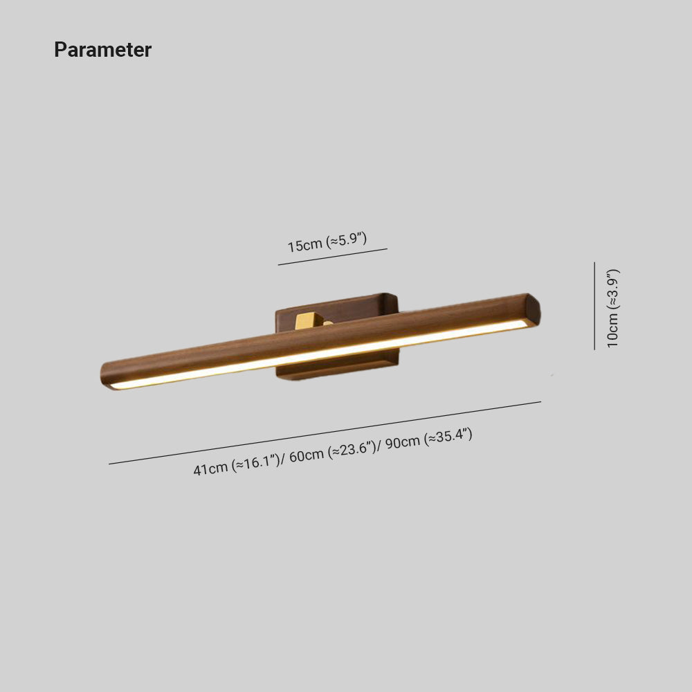 Ozawa Minimalistisk Spejllampe til Badeværelse, L 41/60/90CM