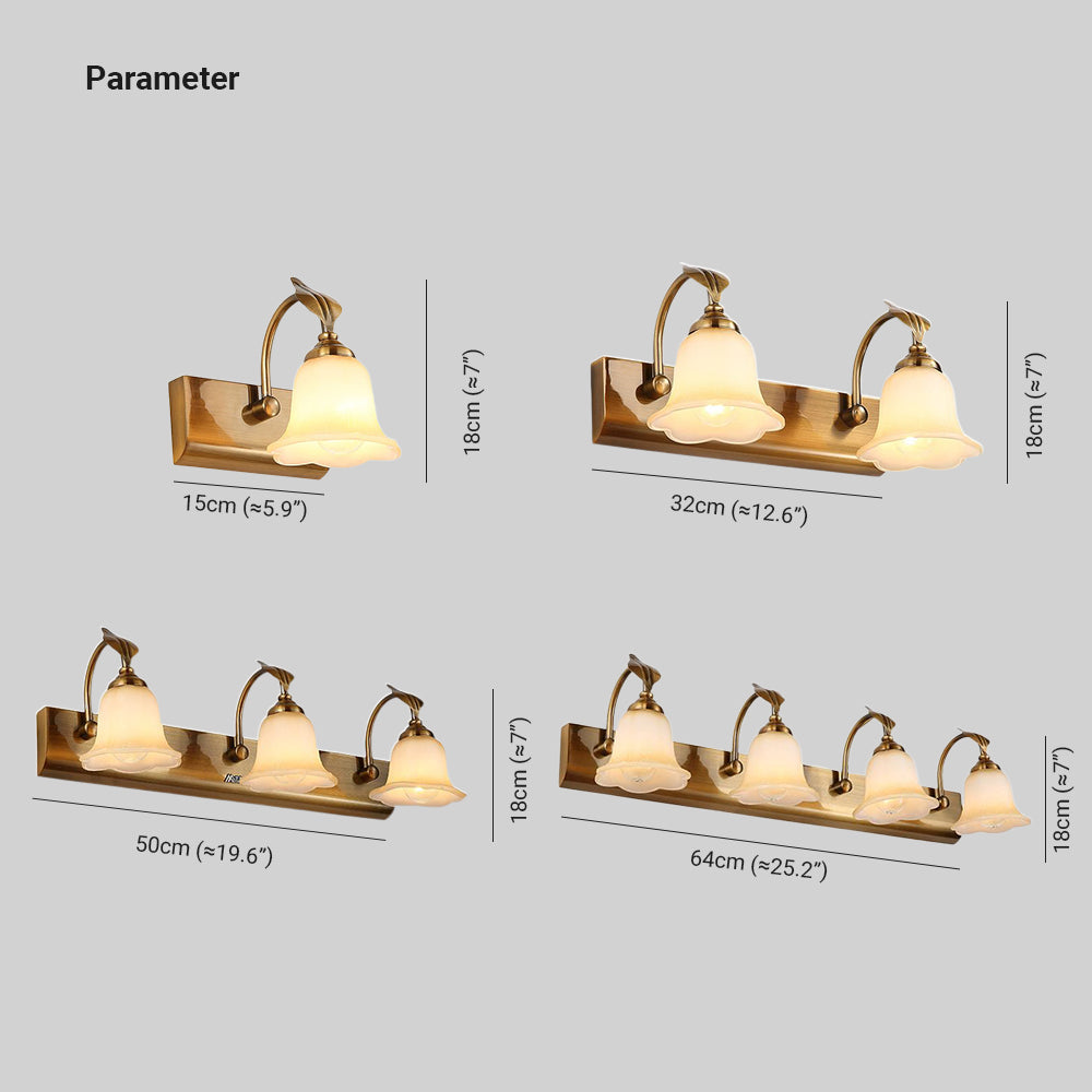 F²‰licie Spejllampe til Badeværelse, L 15CM/32CM/50CM/64CM