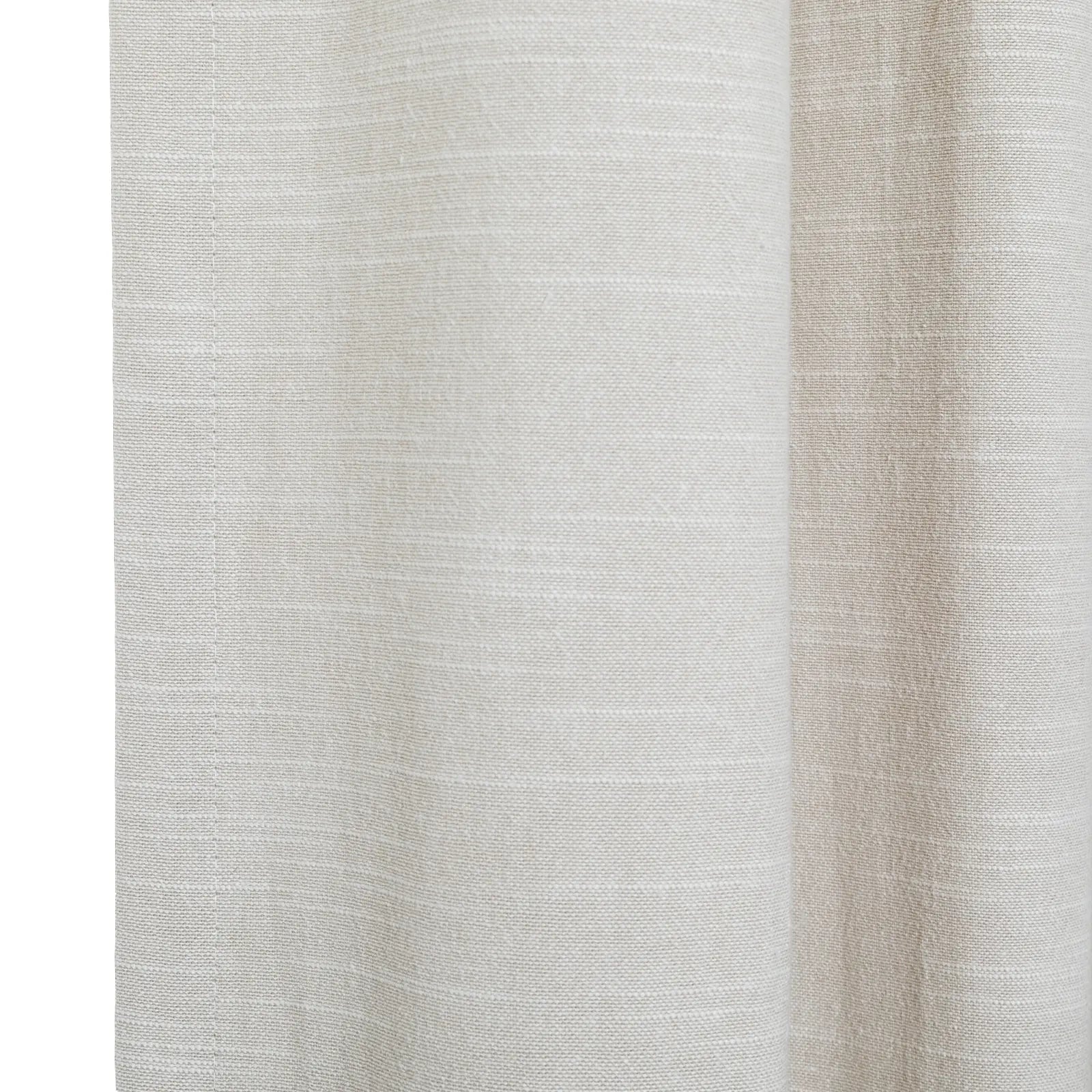 Aira Luxury Linen Cotton Eyelet Curtain, Blackout, Bedroom Eyelet 